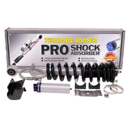 RESSORTS/AMORTISSEURS PRO PRÉMONTÉS RÉHAUSSE +40MM TARAGE +100KG (PAIRE)