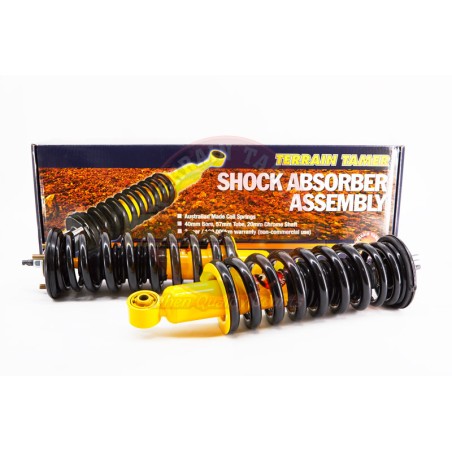 RESSORTS/AMORTISSEURS PRÉMONTÉS RÉHAUSSE +30MM TARAGE +50KG (PAIRE)