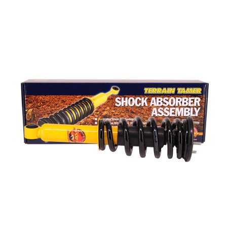 RESSORTS/AMORTISSEURS PRÉMONTÉS RÉHAUSSE +35MM TARAGE +50KG (PAIRE)