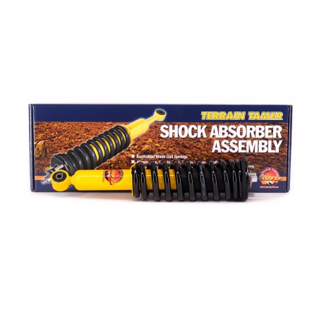 RESSORTS/AMORTISSEURS PRÉMONTÉS RÉHAUSSE +40MM TARAGE +50KG (PAIRE)