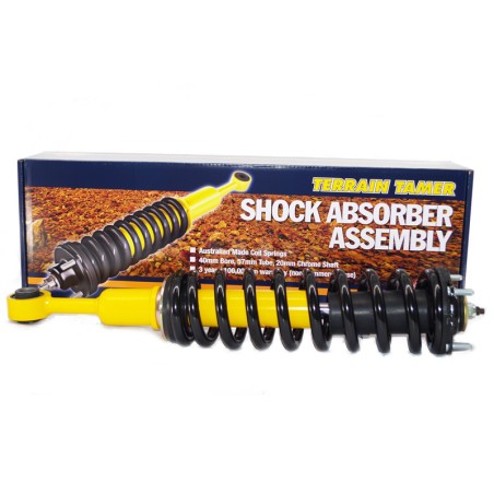 RESSORTS/AMORTISSEURS PRÉMONTÉS RÉHAUSSE +40MM +50KG (PAIRE)