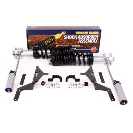 RESSORTS/AMORTISSEURS PRO PRÉMONTÉS RÉHAUSSE +30MM +100KG (PAIRE)