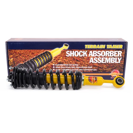 RESSORTS/AMORTISSEURS PRÉMONTÉS RÉHAUSSE +45-50MM 50-100KG (PAIRE)