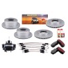 KIT DE FREINAGE HAUTE PERFORMANCE – TOYOTA 80 SERIES - NON ABS (1992- 1998) Maitre Cyl 2 ecrous