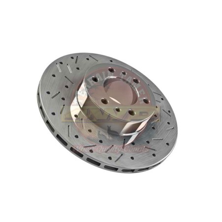 DISQUE DE FREIN POINTÉ/RAINURÉ AVANT