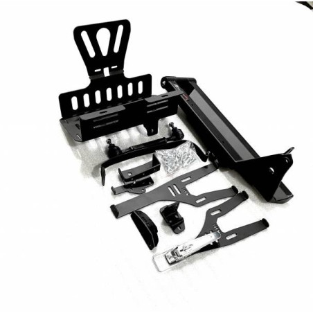 Support de jerrican 30L ou 20L pour Nissan Patrol Y61 adapté au pare-chocs F4X4.