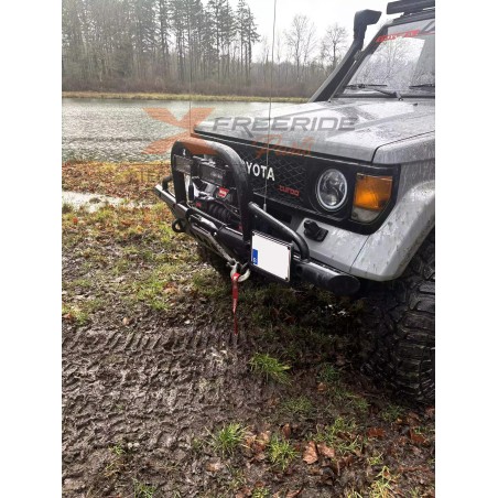 Pare-chocs avant acier tubulaire avec bullbar Raptor4x4 pour Toyota Land Cruiser LJ70 LJ73 KZJ70 KZJ73