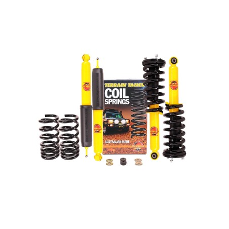 Kit réhausse +5 cm Terrain Tamer Pré-Assemblé avec coupelles pour Mitsubishi Pajero 3 & 4