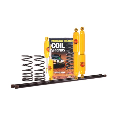 Kit réhausse +5 cm complet Terrain Tamer pour Mitsubishi Pajero 1 (1983-1991) & Hyundai Galloper