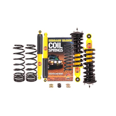 Kit réhausse +5 cm Terrain Tamer Pré-Assemblé avec coupelles pour Nissan Navara D23 NP300 Ressorts à partir de 2015