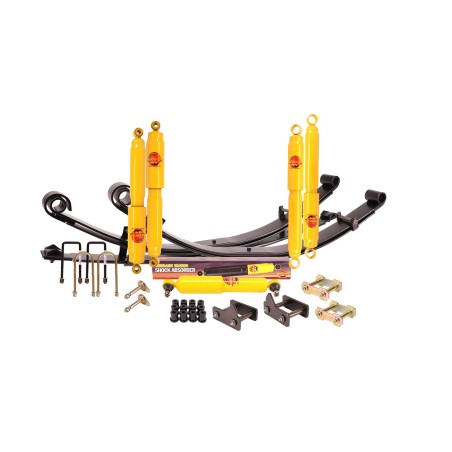 Kit réhausse +5 cm complet Terrain Tamer avec lames paraboliques de 0 à +400kg pour Toyota Land Cruiser 43-45-46-47