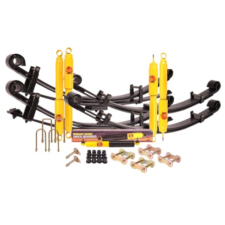 Kit réhausse +5 cm complet Terrain Tamer avec lames paraboliques de 0 à +500kg pour Toyota Land Cruiser HJ60-61