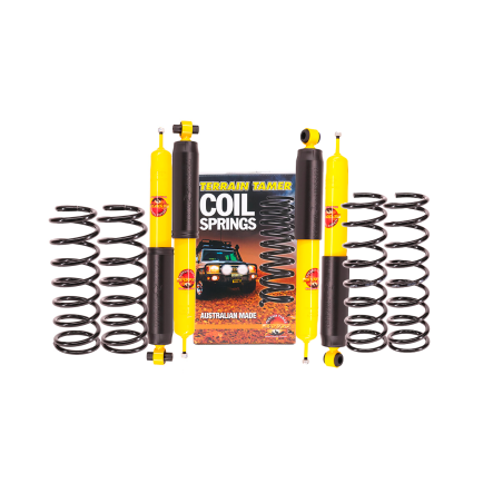 Kit réhausse +5 cm Terrain Tamer pour Toyota Land Cruiser LJ70 LJ73 ph2 KZJ70 KZJ73 à partir de 1990