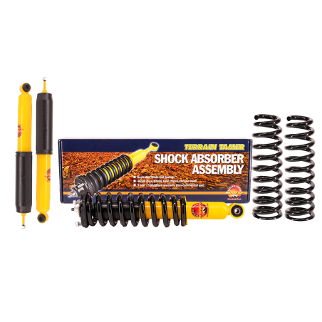 Kit réhausse +5 cm Terrain Tamer Pré-Assemblé avec coupelles pour Toyota Land Cruiser 90-95 series