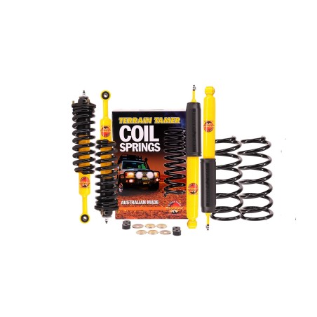 Kit réhausse +5 cm Terrain Tamer Pré-Assemblé avec coupelles pour Toyota Land Cruiser 120 series