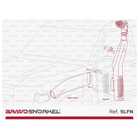 Snorkel Bravo pour Land Rover Defender 2019+ - FREERIDE PARTS