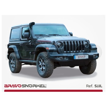 Snorkel Bravo pour Jeep Wrangler JL & JT 2017+ - FREERIDE PARTS