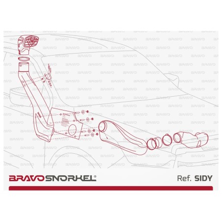 Snorkel Bravo pour Isuzu D-Max 2020+ - FREERIDE PARTS