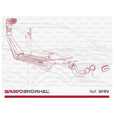 Snorkel Bravo pour Ford Raptor 2023+ - FREERIDE PARTS