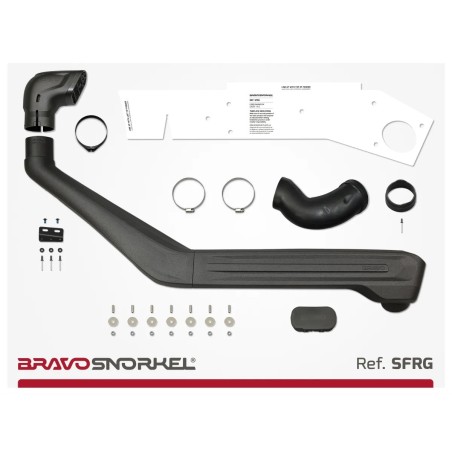 Snorkel Bravo pour Ford Ranger PX 2023+ - FREERIDE PARTS
