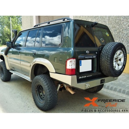 Pare-chocs arrière acier BM4x4 pour Nissan Patrol GR Y61