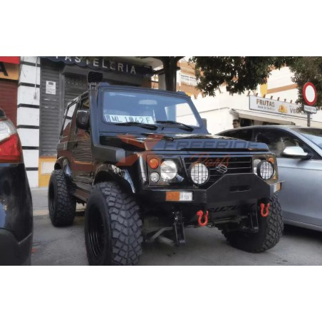 Pare chocs avant acier treuil offroad BM4x4 pour Suzuki Samurai