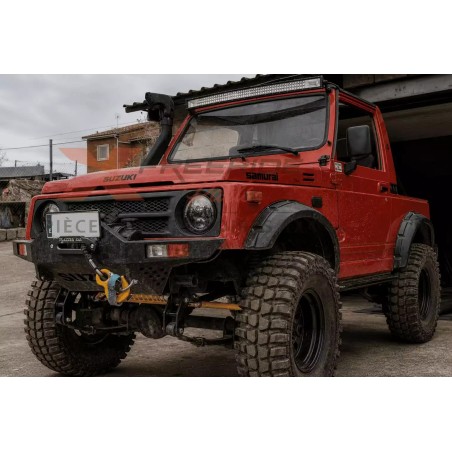 Pare chocs avant acier treuil offroad BM4x4 pour Suzuki Samurai