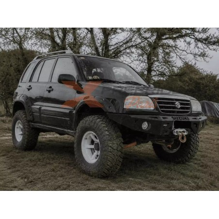 Pare-chocs avant acier treuil offroad BM4x4 pour Suzuki Grand Vitara
