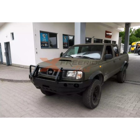 Pare-chocs avant acier treuil offroad F4X4 pour Nissan Navara D22 1997-2000