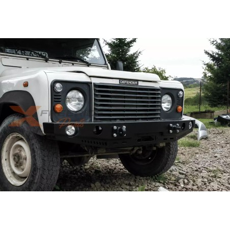 Pare-chocs avant acier treuil offroad F4X4 pour Land Rover Defender 110