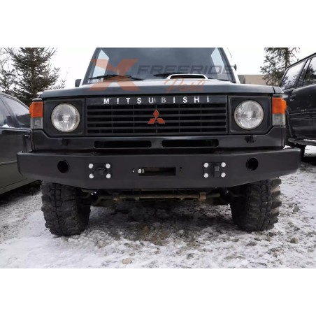 Pare-chocs avant acier treuil offroad F4X4 pour Mitsubishi Pajero 1