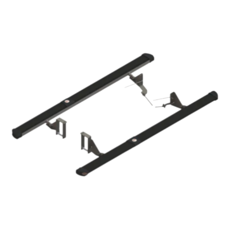 MARCHE PIED DE PROTECTION NOIR ISUZU D-MAX 4X2 DOUBLE CAB (2012-2020) - ASFIR