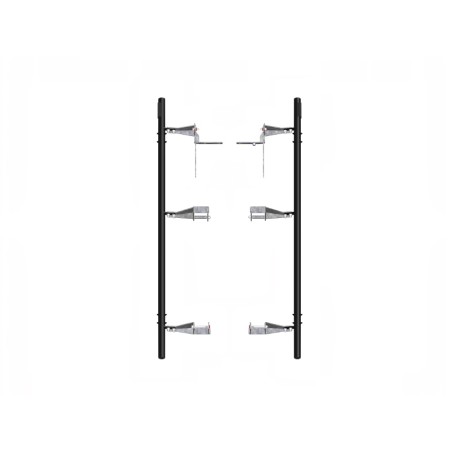 PROTECTION LATERALE TUBE BAS DE CAISSE TOYOTA HILUX DOUBLE CABINE