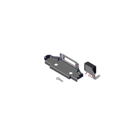 PLATINE DE TREUIL AVANT PARE CHOCS MOPAR JEEP WRANGLER JL