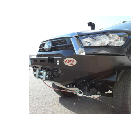 PARE CHOCS AVANT ATL + PLATINE DE TREUIL TOYOTA HILUX REVO 2021+