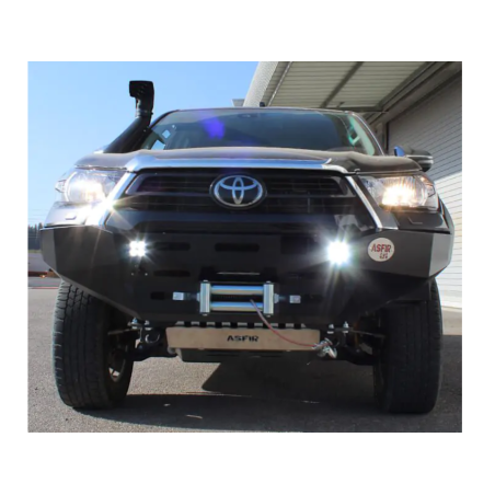 PARE CHOCS AVANT ATL + PLATINE DE TREUIL TOYOTA HILUX REVO 2021+