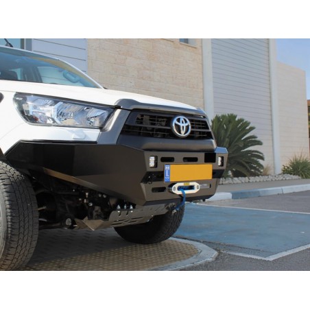 PARE CHOCS AVANT ATL + PLATINE DE TREUIL TOYOTA HILUX REVO 2021+