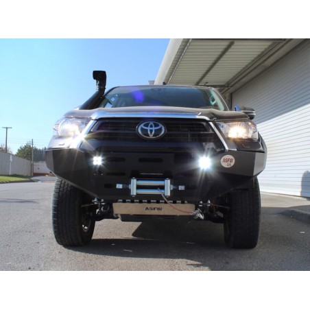PARE CHOCS AVANT ATL + PLATINE DE TREUIL TOYOTA HILUX REVO 2021+