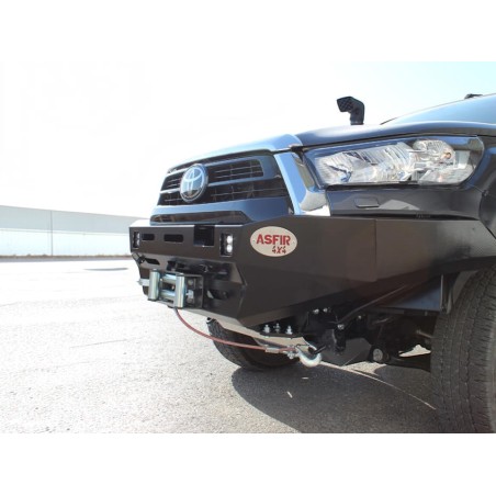 PARE CHOCS AVANT ATL + PLATINE DE TREUIL TOYOTA HILUX REVO 2021+