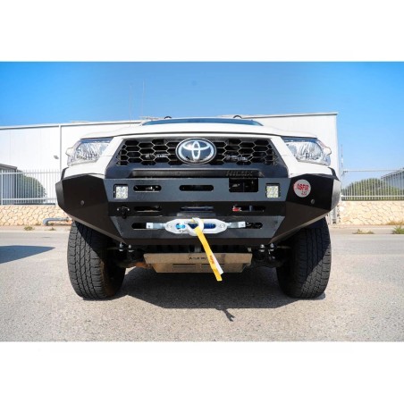 PARE CHOCS AVANT ATL + PLATINE DE TREUIL TOYOTA HILUX REVO 2021+