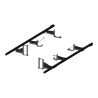 MARCHE PIED TUBULAIRE ISUZU D-MAX DOUBLE CAB DIESEL 1.9L� 2021