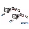 Kit de feux LED avant RIVAL 2D.0041.1 pour pare-chocs avant RIVAL en aluminium