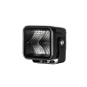 Feu de travail Purelux Terrain Black Square Flood - 7 cm / 20W / Faisceau large