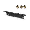 Support de plaque d’immatriculation avec fixation LED pour 3 spots - Purelux