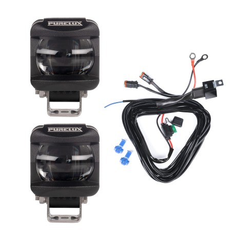 X2 Antibrouillards LED Purelux F210 - 6 cm / 10W + Faisceau