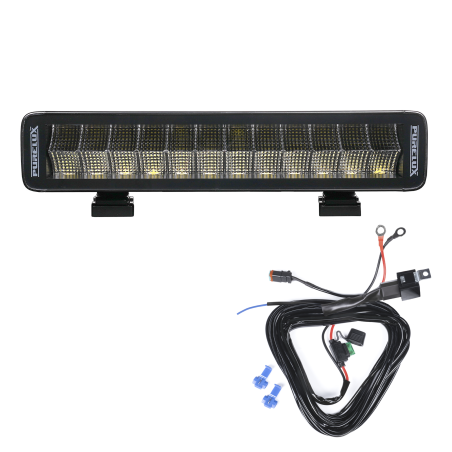 Barre LED Purelux Terrain Straight 120W - Droite / 36 cm + Faisceau