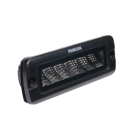 Feu LED encastrable Purelux Black Flush-Mount Slim - 20 cm / 30W / Flood
