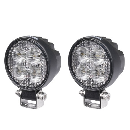 Feu de travail Purelux Terrain Black Mini Round - 7 cm / 12W / Faisceau large