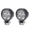 Feu de travail Purelux Terrain Black Mini Round - 7 cm / 12W / Faisceau large