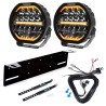 Feu additionnel Purelux Ranger 9 - Round / 23 cm / 190W / 2 pcs - Kit Complet